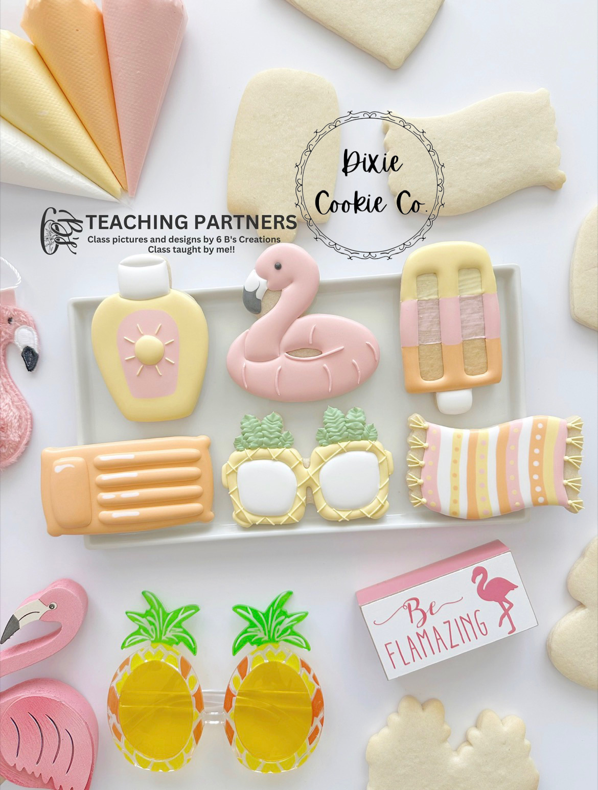 Let’s Flamingle Cookie Class🦩