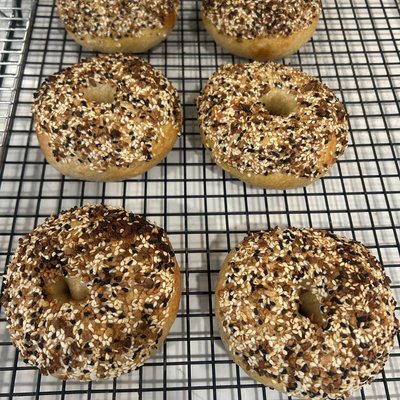 Everything Sourdough Bagels Half Dozen (6)