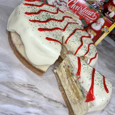 Christmas Tree CheeseCake 