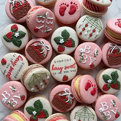 Macarons- Half Dozen Add On. 