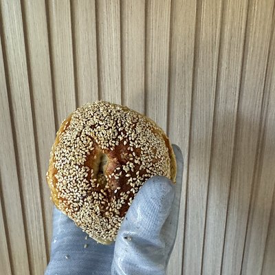  Sesame Sourdough bagel- organic