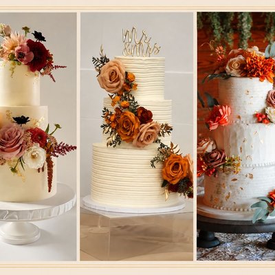 Fall Wedding Cake Collection