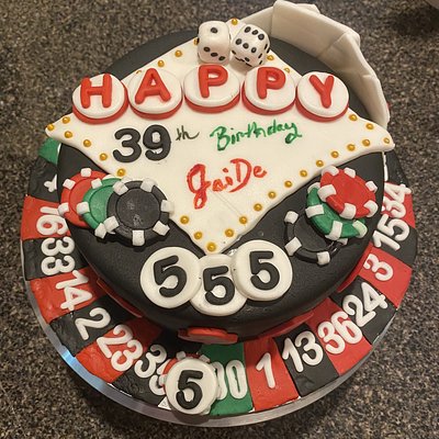Casino Theme Cake