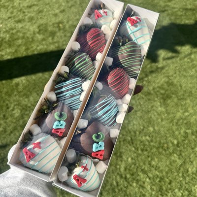 1/2 Dozen CUSTOM Chocolate Covered Strawberries 