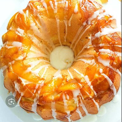 Peach Cobbler Pound Cake 