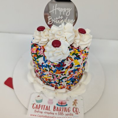 Petite Birthday Sprinkle Cake