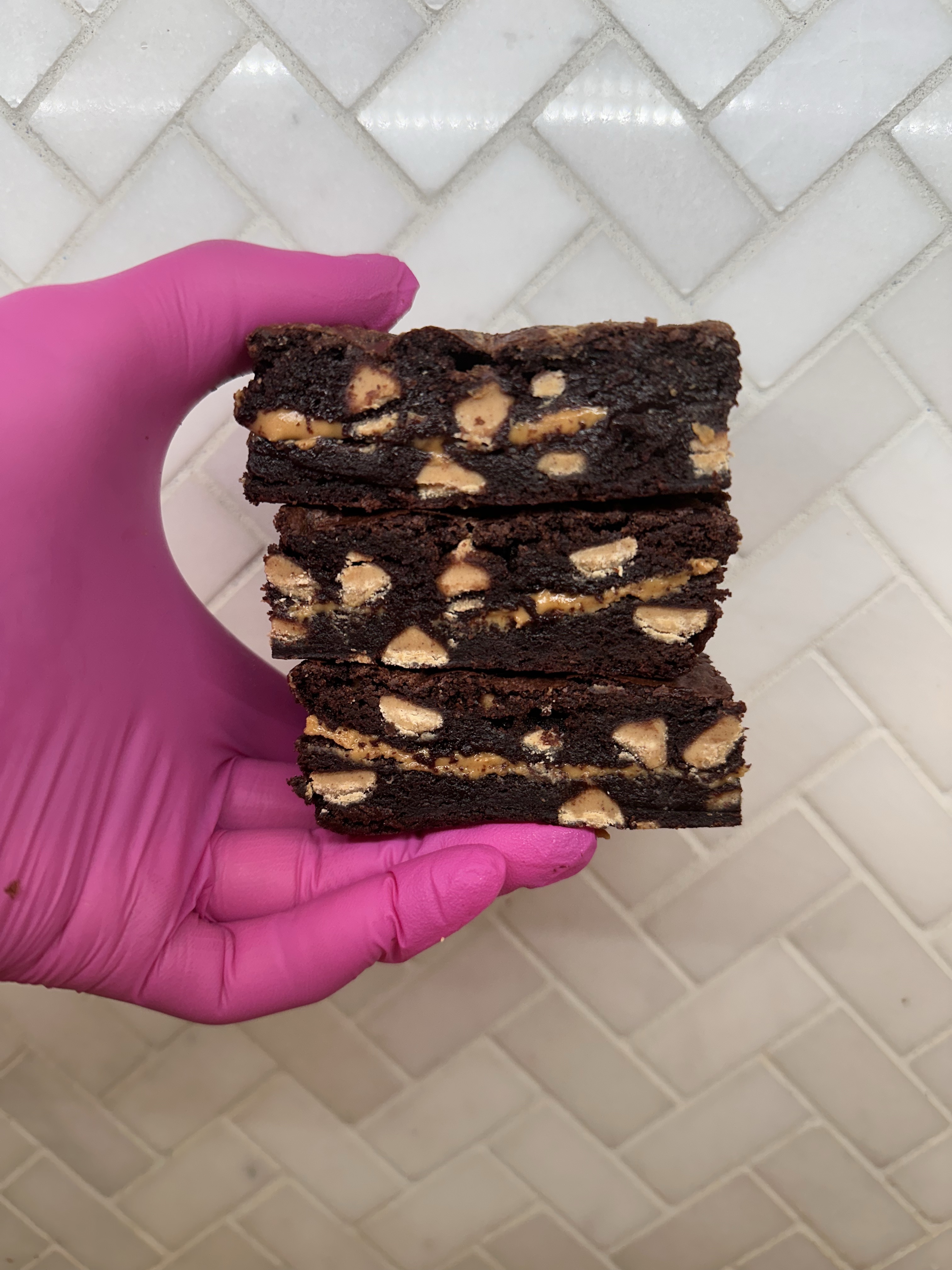Peanut Butter Brownies 