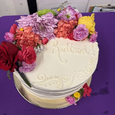 Decorated 10” Italian Cream