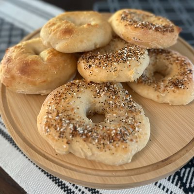 Protein Bagels - Everything