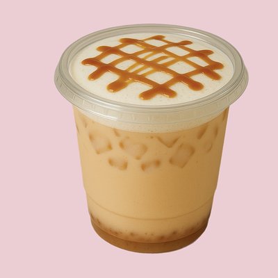 Caramel Dreamy Peaches Milk Tea 