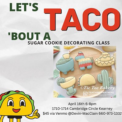Taco Tuesday Cookie Decorating Class