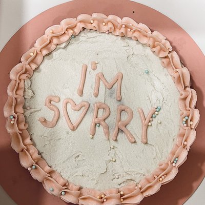6” Round Custom Cookie Cake (Double Layer)