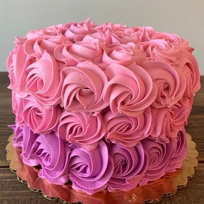 Cake & Icing & Colors Your Choice 8 Inch (serves 9-12)