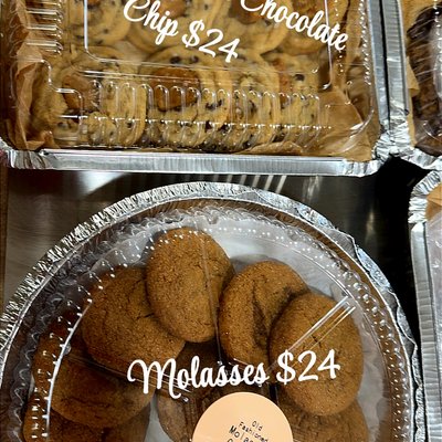 Party Box Of Cookies Windowed Tray Box Of 1 doz/$18.50  or Windowed Tray Box Of 3 Dozen/ $54 (pick Flavors From Description)