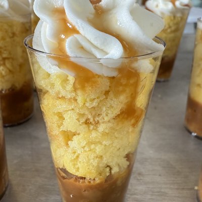 Salted Caramel Dream Cake Shooters