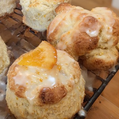 Orange Blossom Cream Scones