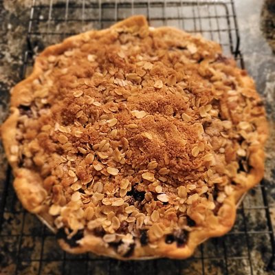 9" Blueberry Crumb Pie