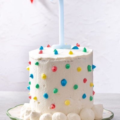 Polka Dot Unisex Smash Cake 