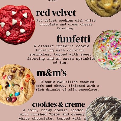 6 Giant Cookie Sample Box🍪🥰