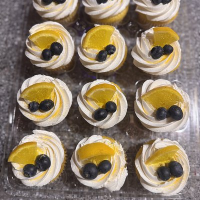 Lemon Blueberry Cupcakes 