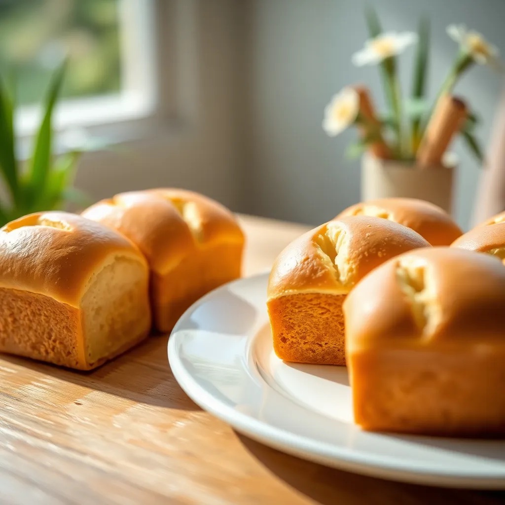 4 Mini Loafs, Sandwich Bread