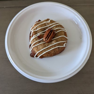 White Chocolate Caramel Stuffed Butter Pecan Cookies 