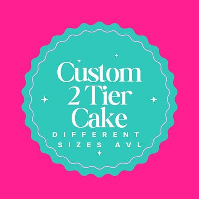 Custom 2 Tier Cake