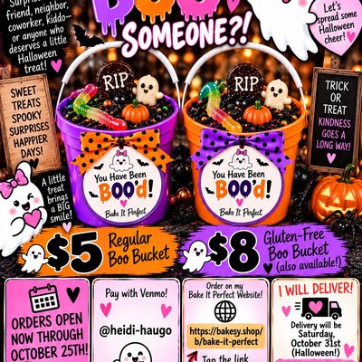 Halloween Booed Bucket 