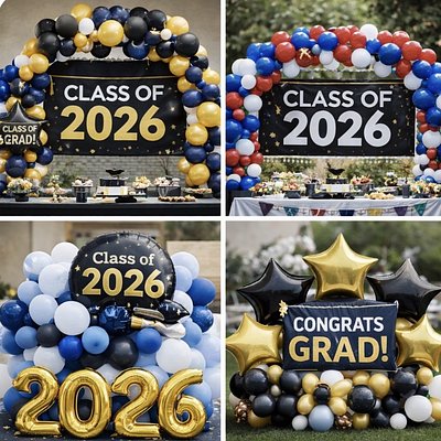 Class Of 2026 Balloon Arch