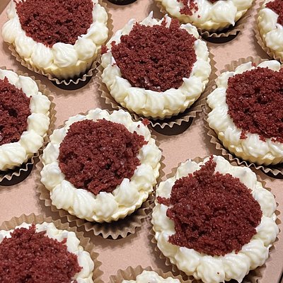 The B.E.Z.T. Red Velvet Cheesecake Cupcakes - Dozen