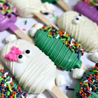 Chocolate Covered Cakesicles