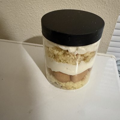 Banana Pudding Cake Jar 8 Oz