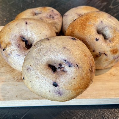 Blueberry Bagels - 4 Pack