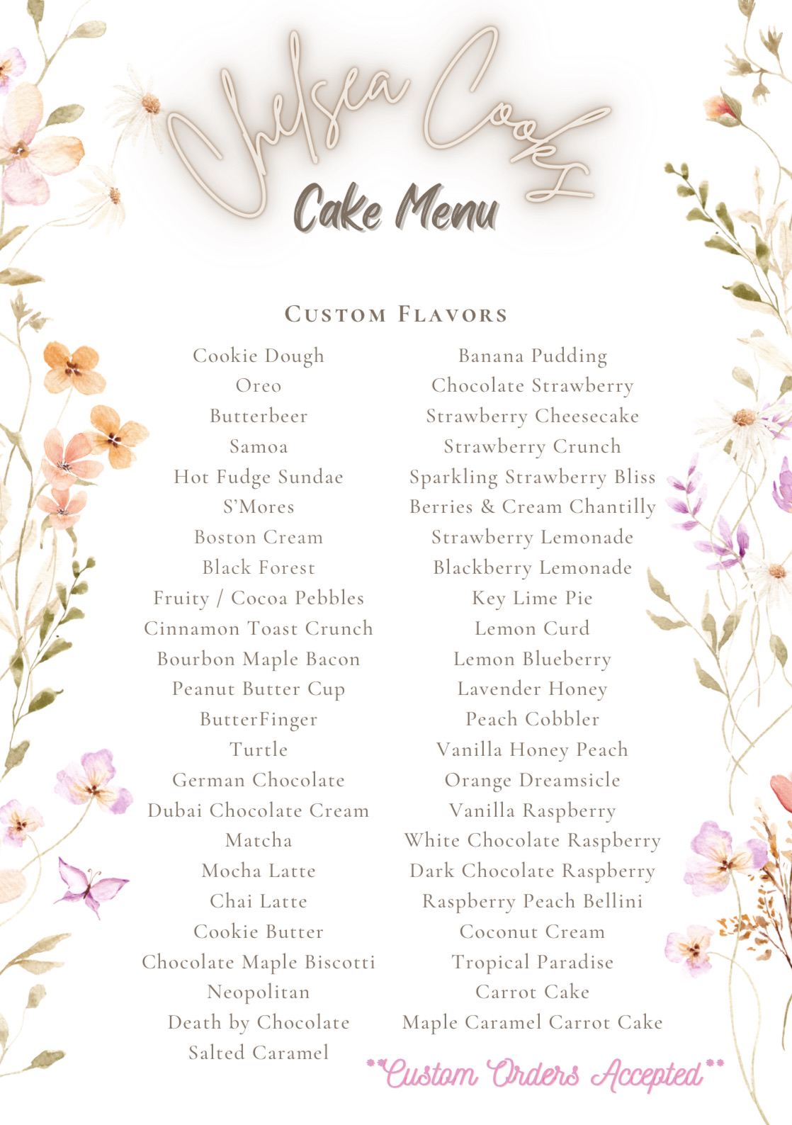 Custom Cakes