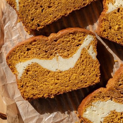 Pumpkin Cream Cheese with Streusel Topping 
