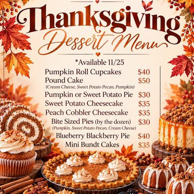 Thanksgiving Menu