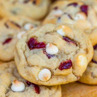 Cranberry White Chocolate Cookies 