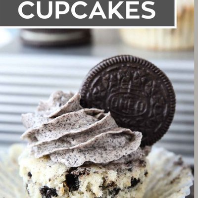 Triple Oreo Cupcakes 