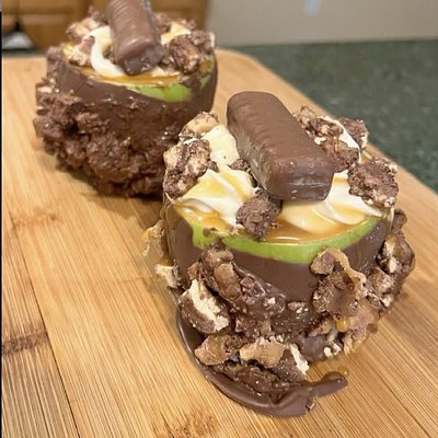 Snickers Creamcheese Stuffed Apple Two for $25