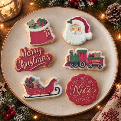 'Twas The Night Before Christmas Biscuit Box