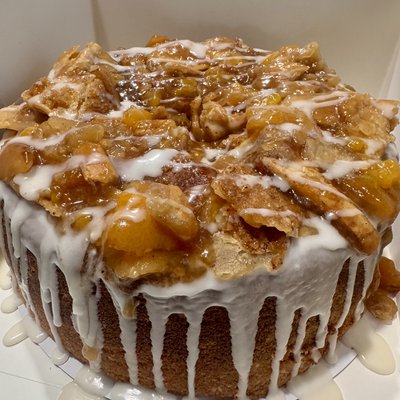 Peach Cobbler Pound Cake