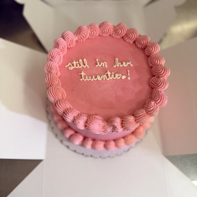 6”  cake