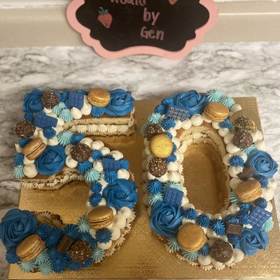 2 Number Cakes (2 Layers Each) 