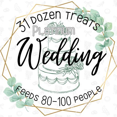 Platinum Wedding Package (31 Dozen Treats)