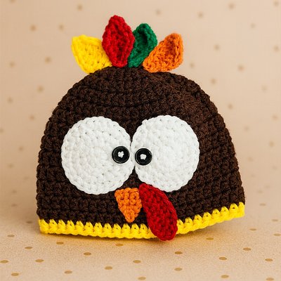 Crochet Turkey Hat