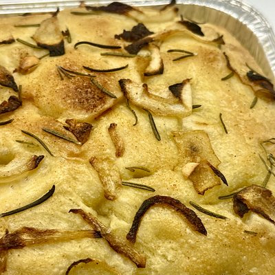 Sourdough Focaccia (Rosemary & Onion)