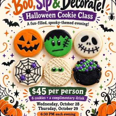 Cookie Decorating Spooktacular Wednesday Experience 