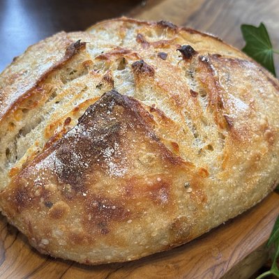 Asiago Italian Herb Sourdough Boule Large