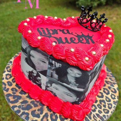 8in Heart Cake 