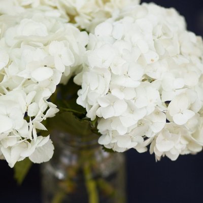 Hydrangea Bundle In Mason